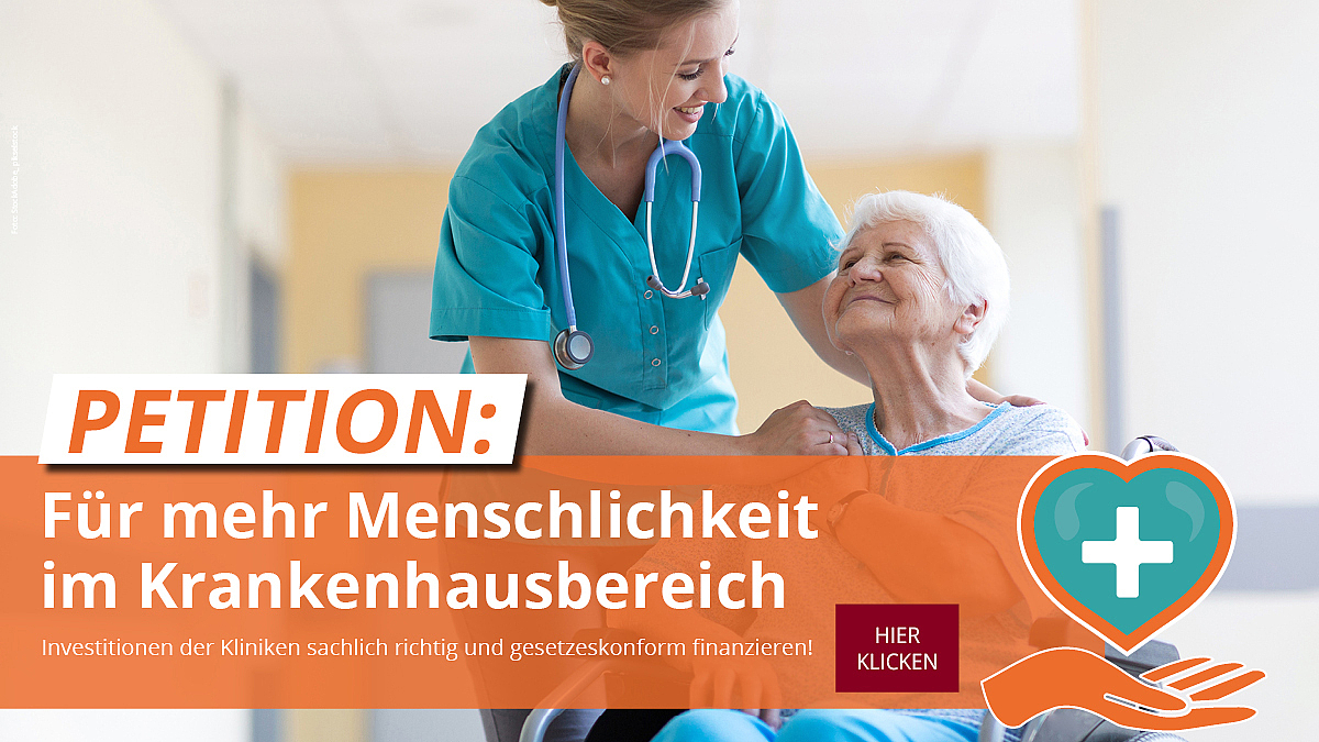 Bayernweite ÖDP-Petition "Für mehr Menschlichkeit im Krankenhausbereich"
